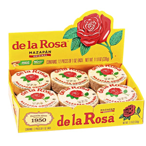 De La Rosa Mazapan Style Mexican Regular Peanut Candy, 12 Count