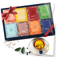 Load image into Gallery viewer, Tea Sampler Gift Set Box Variety Pack - Includes 8 Rich Flavors, 32 Tea Bags
