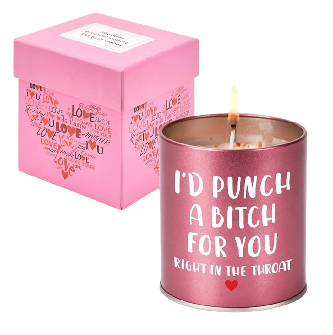 I’d Punch A B!tch for you Candle