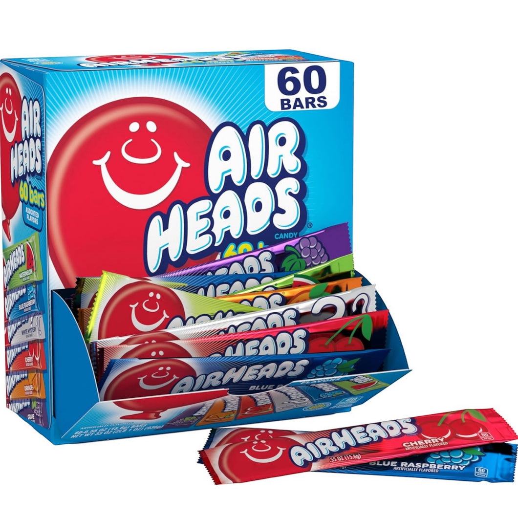 Airheads Candy Bars, Variety Bulk Box