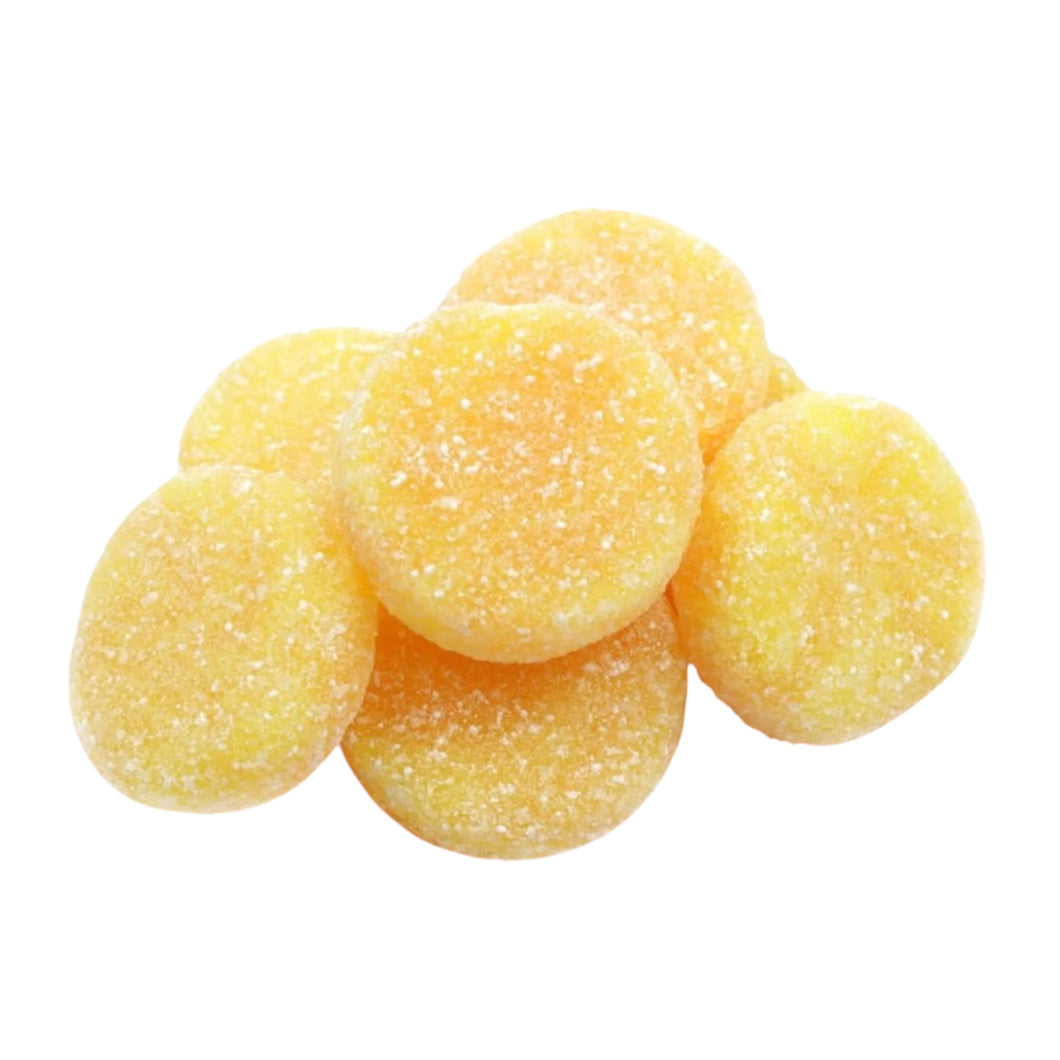 Sour Gummy Pineapple and Orange Bites