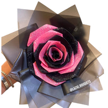 Load image into Gallery viewer, Eternal Single Rose (Black and Pink) By Arai
