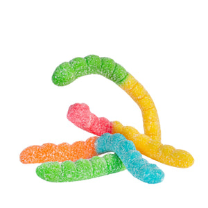 Large Sour Neon Gummi Worms